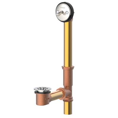 Gerber Plumbing G00N1812 - Gerber Classics Trip Lever Drain For Standard Tub Brushed Nickel