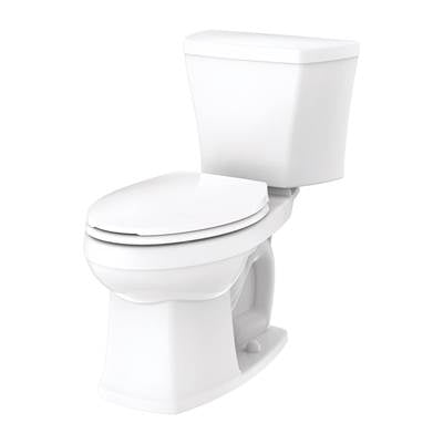 Gerber Plumbing GWS31812 - Avalanche 1.28Gpf 12'' Rough-In Two Piece El Combo: Gav31862 Bowl W/ Gws38890 Tank