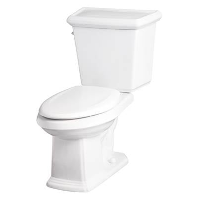 Gerber Plumbing GHE20016 - Logan Square 1.28Gpf El 12'' Ri Combo: Ghe21532 Bowl W/ Ghe28530 Tank White