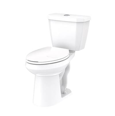 Gerber Plumbing GLF20528 - Viper 0.8Gpf Ada El 12'' Ri Combo: Gws21528 Bowl W/ Glf28528 Tank White
