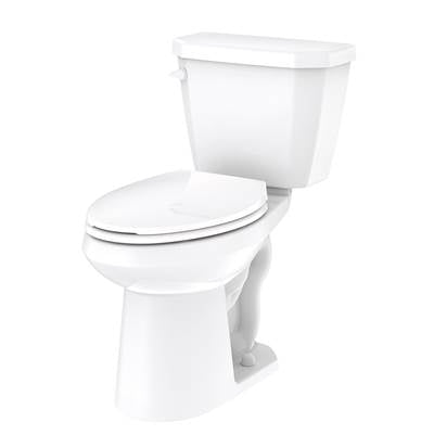 Gerber Plumbing GLF21528 - Viper 0.8Gpf Ada El 12'' Ri Combo: Gws21528 Bowl W/ Glf28580 With Lever Tank White