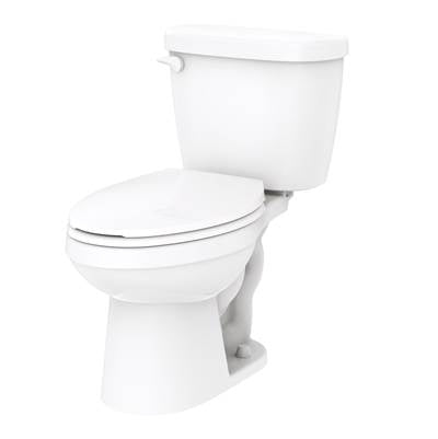 Gerber Plumbing GMX20910 - Maxwell 1.6Gpf El 10'' Ri Combo: Gmx21962 Bowl W/ Gmx28995 Tank White