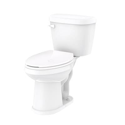 Gerber Plumbing GSE20118 - Maxwell Se 1.6Gpf Ada El 12'' Ri Combo: Gse21128 Bowl W/ G0028170 Tank White