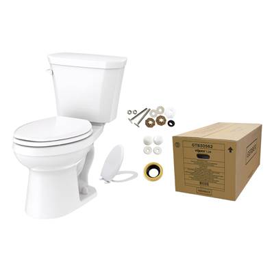 Gerber Plumbing GTB30562 - Viper 1.28Gpf Elongated Toilet-In Box (Tank And Bowl) White