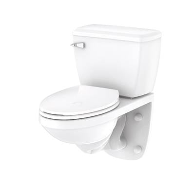 Gerber Plumbing GUL20370 - Ultra Flush 1.0Gpf Wall Hung El Combo: Ghe21370 Bowl W/ Guf28370 Tank White