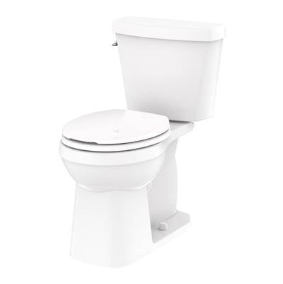 Gerber Plumbing GWS20800 - Elite 1.28Gpf Simple Ct Ada Rf 10'' Ri Combo: Gab21852 Bowl W/ Gah28895 Tank White