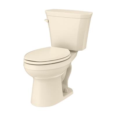 Gerber Plumbing GWS3151025 - Viper 1.28Gpf 10'' Ri El Combo: Gvp2156225 Bowl W/ Gws3859525 Tank Bone