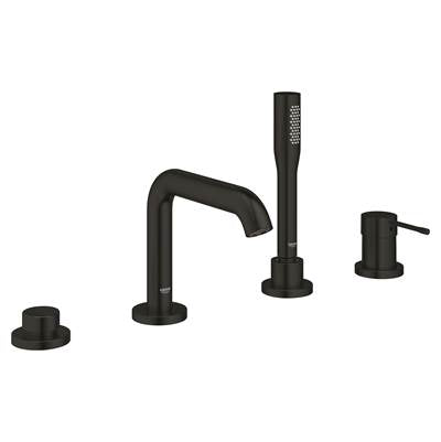 Grohe 195782431 - 4-Hole Single-Handle Deck Mount Roman Tub Faucet With 6.6 L/Min (1.75 Gpm) Hand Shower