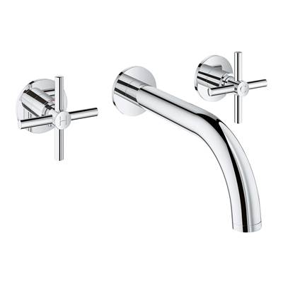 Grohe 20663000 - Atrio 2-Handle Wall Mount Faucet Without Handles, 1.2 Gpm (4.5L.Min)