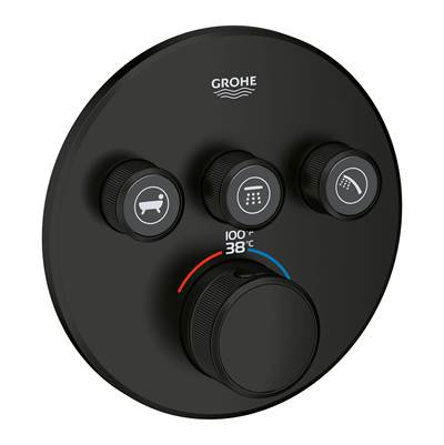 Grohe 291382430 - Triple Function Thermostatic Valve Trim
