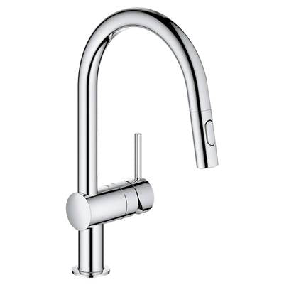 Grohe 31378003 - Single-Handle Pull Down Kitchen Faucet Dual Spray 6.6 L/Min (1.75 Gpm)