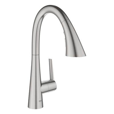 Grohe 30368DC2 - Single-Handle Pull Down Triple Spray Bar Faucet 6.6 L/Min (1.75 Gpm)