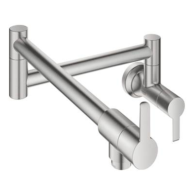 Grohe 31075DC2 - Grohe Zedra 2-Handle Wall Mount Pot Filler