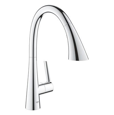 Grohe 32298003 - Single-Handle Pull Down Kitchen Faucet Triple Spray 6.6 L/Min (1.75 Gpm)