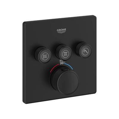Grohe 291422430 - Triple Function Thermostatic Valve Trim