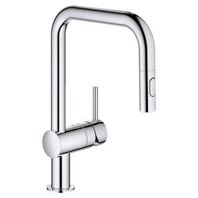 Grohe 32319003 - Single-Handle Pull Down Kitchen Faucet Dual Spray 6.6 L/Min (1.75 Gpm)