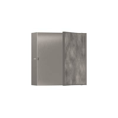 Hansgrohe 56085800 - Xtrastoris Rock Wall Niche With Tileable Door 12"X 12"X 4"
