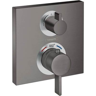 Hansgrohe 15714341 - Ecostat Square Thermostatic Trim With Volume Control And Div