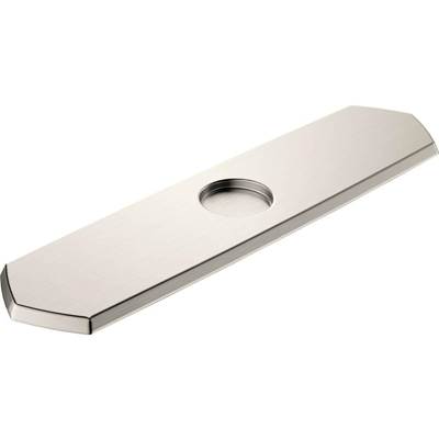 Hansgrohe 04856800 - Base Plate For Single-Hole Kitchen Faucets, 10" In Steel Opt