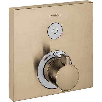Hansgrohe 15762141 - Showerselect Thermostatic Trim For 1 Function, Square