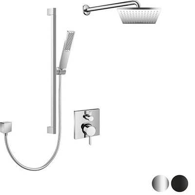Hansgrohe SKH4 - Hansgrohe Ecostat Square Pressure Balance Shower Kit