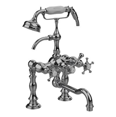 Horus 100.06.435PG - Ho-Anthea Deck Mounted Tub Filler Cross, Pg