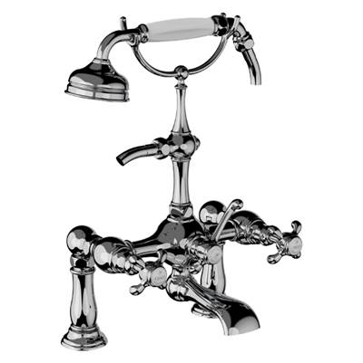 Horus 102.07.435PN - Horus Montmartre Deck Mounted Tub Filler W/ Handshower , Pn