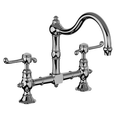 Horus 102.50.101PC - Horus Montmartre Classic 2-Hole Gooseneck Kitchen Faucet, Pc