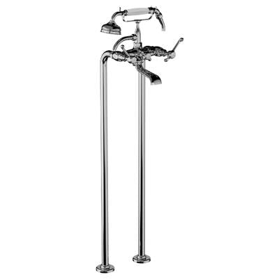 Horus 102.50.498BN - Horus Montmartre Floor Mounted Tub Filler, Bn