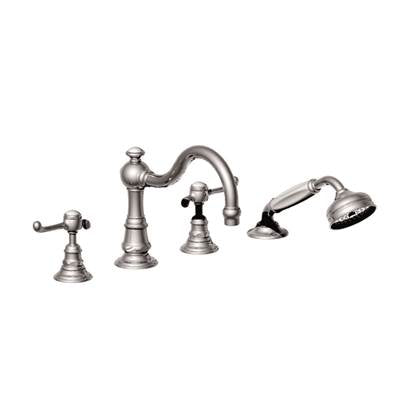 Horus 102.50.464CB - Horus Montmartre 4-Hole Deck Tub Shower Set, Cb