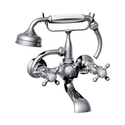 Horus 100.02.414MHCB - Horus Eloise Exposed Wall Mount Tub Filler, All Metal, Cb