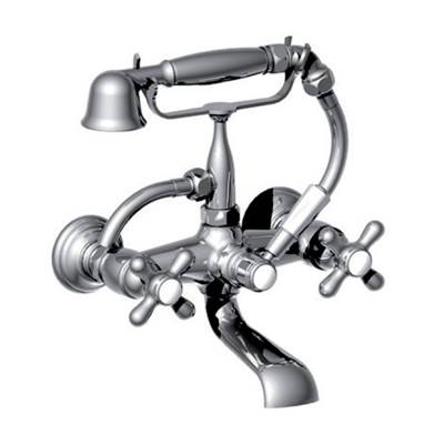 Horus 100.04.434MHCB - Horus Monroe Exposed Wall Mount Tub Filler, All Metal, Cb