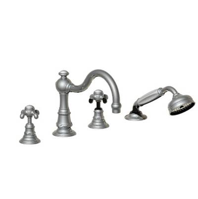 Horus 102.07.464MHUB - Horus Montmartre 4-Hole Deck Tub Shower Set, All Metal, Ub