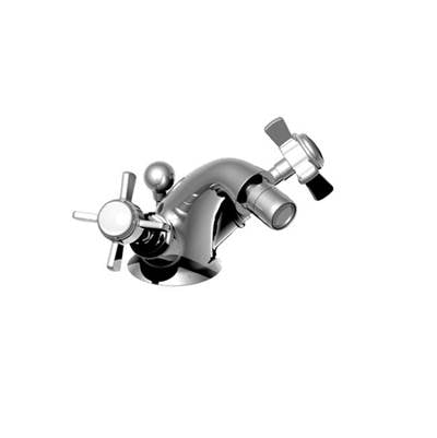 Horus 102.28.311MHPN - Horus Dover Single Hole Bidet Mixer, All Metal, Pn