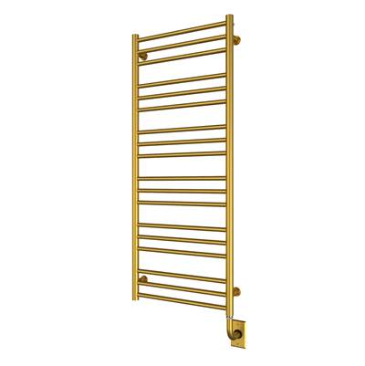 ICO Bath E4308 - 19.5''X47.5'' Sorano Electric Plug-In Towel Warmer - Pvd Brushed Gold