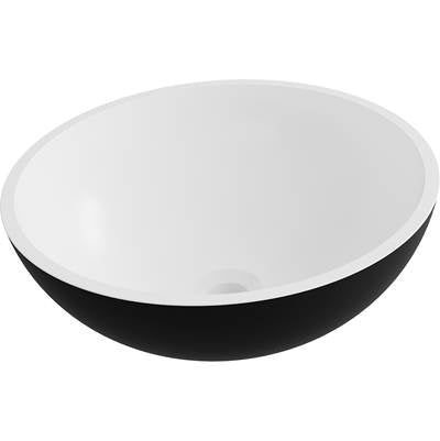 ICO Bath B9312 - Gabrielli Vessel Sink - Matte White/Matte Black