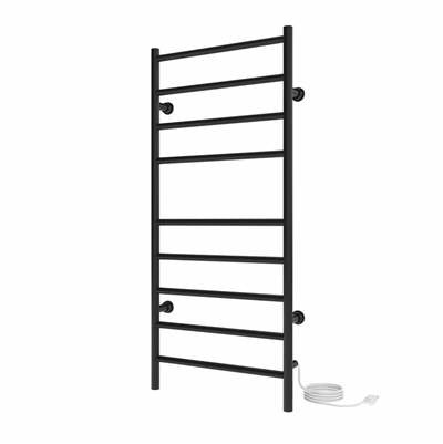 ICO Bath K4025E - 18''X40'' Kontour Linear Electric Plug-In Towel Warmer - Matte Black
