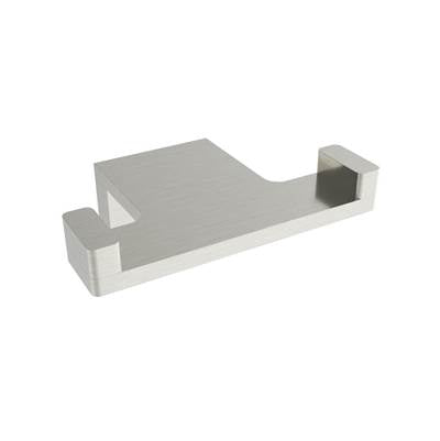 ICO Bath V61224 - Ash Double Towel Hook - Brushed Nickel