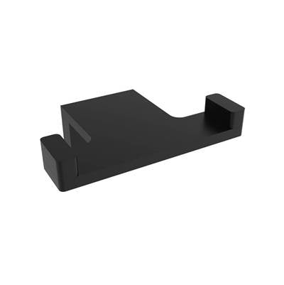 ICO Bath V61225 - Ash Double Towel Hook - Matte Black