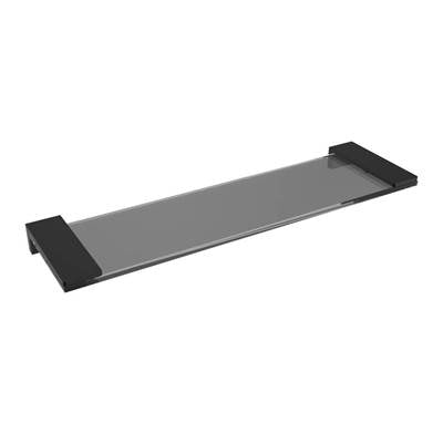 ICO Bath V61765 - Ash Glass Shelf - Matte Black