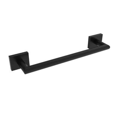 ICO Bath V62135 - Crater 12'' Towel Bar - Matte Black