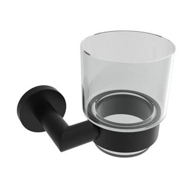 ICO Bath V63555 - Summit Glass Tumbler - Matte Black