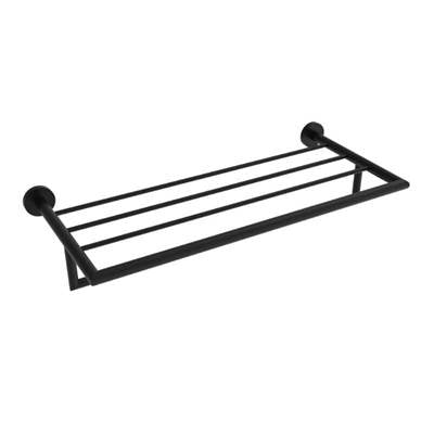 ICO Bath V63725 - Summit Towel Shelf With Bar - Matte Black