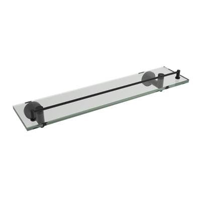 ICO Bath V63765 - Summit Glass Shelf - Matte Black