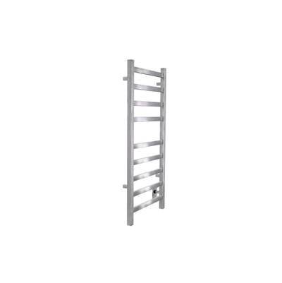 ICO Bath K6024W - 18''X40'' Kontour Square Electric Hardwired Towel Warmer - Brushed Nickel