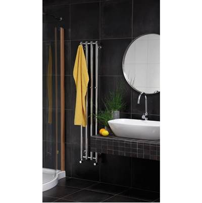ICO Bath H8504 - 16.5''X37.5'' Rosendal Hydronic Towel Warmer - Brushed Nickel