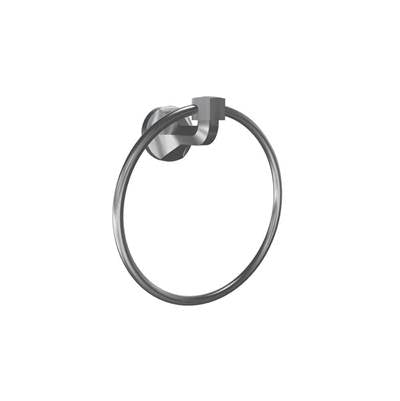 ICO Bath V2314 - Magma Towel Ring - Brushed Nickel