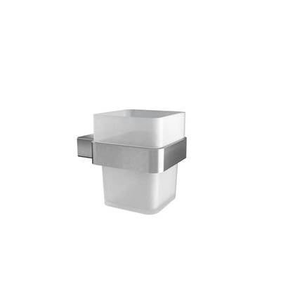 ICO Bath V3554 - Cinder Glass Tumbler - Brushed Nickel