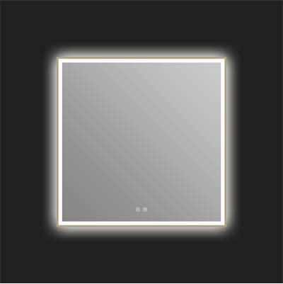 ICO Bath IE1136.BB - Eden 36'' X 36'' Led Mirror - Brushed Bronze