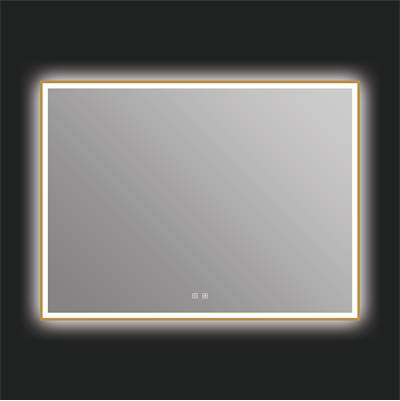 ICO Bath IE1148.BG - Eden 48'' X 36'' Led Mirror - Brushed Gold